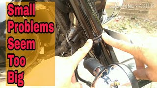 Royal Enfield Front shocker rubber problem ll Mehra Riderzz  DIY [upl. by Elsy950]