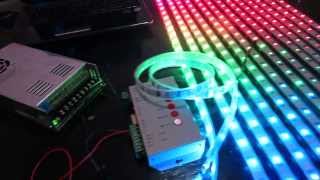 How to Build an LED Display 1 Basic Wiring and Setup WS2801 LEDs [upl. by Olag]