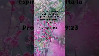 Proverbios 2923 miversiculobiblico versiculo biblia versiculodiario palabradeDios Dios fe [upl. by Leonard881]