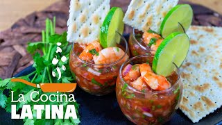 CEVICHE DE CAMARON Colombiano 🍤 Shrimp Ceviche 🍤 [upl. by Nreval]