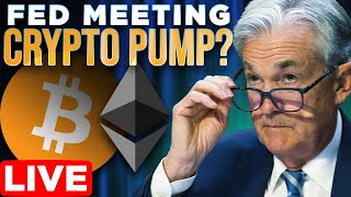 Fed Meeting Crypto Pump LIVE🔴Jerome Powell  Inflation Data [upl. by Jacklin]