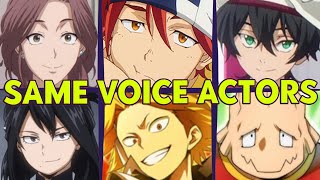 SK8 the Infinity All Characters Japanese Dub Voice Actors Seiyuu Same Characters My Hero Academia [upl. by Yetah244]