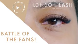 Premade Lash Fans vs Handmade Volume Fans [upl. by Aenyl]