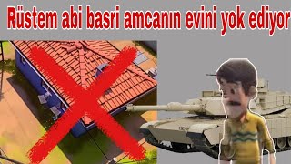 Rüstem abi basri amcanın evini yok ediyor  rafadan tayfa [upl. by Alrzc]