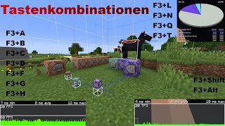 Minecraft Tastenkombinationen  F3   1193 [upl. by Anirdnajela]