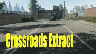 Escape From Tarkov  Crossroads Extract pmc amp scavs customs [upl. by Motteo]