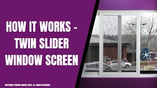 How it Works  Twin Sliding Window Screen [upl. by Rehm]