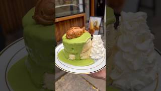 How Japanese soufflé fluffy pancakes are made [upl. by Arawaj]