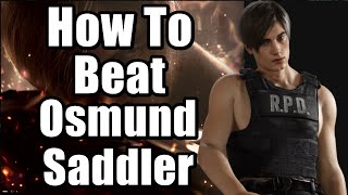 Resident Evil 4 Remake Final Boss  How To Beat Osmund Saddler [upl. by Eilac]