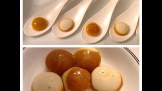 Lobster Bisque Liquid Raviolis Reverse Spherification Technique [upl. by Bolten]