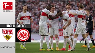 VfB Stuttgart  Eintracht Frankfurt 30  Zusammenfassung  Bundesliga 202324 [upl. by Suoivatnom405]