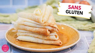 Recette des crêpes sans gluten absolument délicieuses [upl. by Letta]