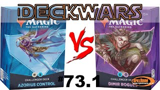 Deckwars 73  Challenger Deck Azorius Control VS Dimir Rogues  Gameplay Deutsch [upl. by Ivar]