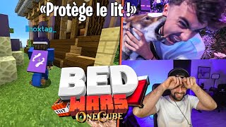 Première fois avec Inoxtag sur son serveur Minecraft Il mapprend le Bedwars [upl. by Nevad]