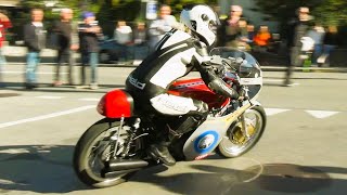 Timeless Thunder Classic Motorcycles amp Sidecars at Steckborn Memorial Hillclimb 2023 [upl. by Leachim491]