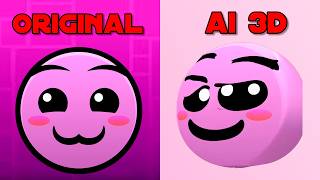 Air detected Vs 3D Ai Version  Geometry Dash Funny [upl. by Eohce]