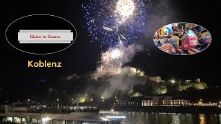 Rhein in Flammen  Koblenz  Fireworks🚀 [upl. by Johannessen]