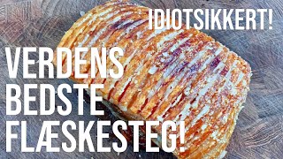 Den perfekte FLÆSKESTEG med sprød svær HVER GANG [upl. by Oech678]