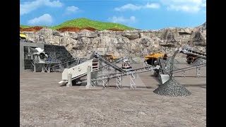 Sand Production Line Animation [upl. by Nainatrad]