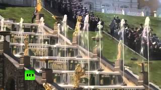 Russias Peterhof Palace opens for Summer [upl. by Ydnar652]