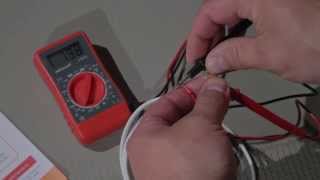 How to test an electric underfloor heating floor sensor probe [upl. by Akcimat]