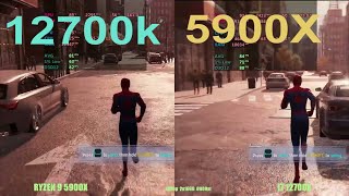 I7 12700k vs ryzen 5900x in 2024 [upl. by Aranat]