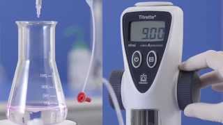 Titrette®  Titration with the digital bottletop burette [upl. by Juno]