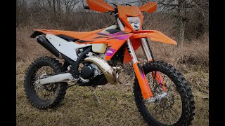 2024 KTM 300 XCW  First Ride [upl. by Irroc796]