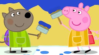 Decorating Danny Dogs Bedroom 🎨  Peppa Pig Official Full Episodes [upl. by Hsirt]