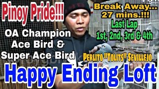 Happy Ending Loft  A Success Story in Pigeon Racing  Perlito Sevillejo  Happy Ending Loft [upl. by Attenor248]