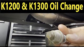 20032015 K1200 and K1300 Oil Change [upl. by Namzaj]