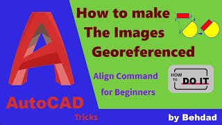 How to Make Georeferenced Image in AutoCAD  Tutorial for Beginners [upl. by Nivled409]