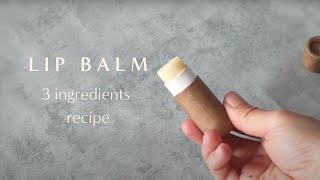 DIY Lip Balm Vanilla Creamsicle Recipe [upl. by Hewett]