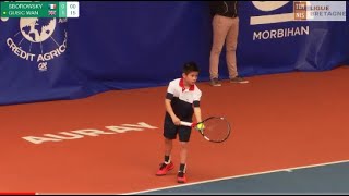 SBOROWSKY FRA vs GUSIC GBR  Open Super 12 Auray Tennis  Boys Final [upl. by Tore]