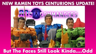 NEW RAMEN TOYS CENTURIONS UPDATE  But The Revised Face Sculpts Still LookUgh [upl. by Pressey]