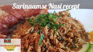 🇸🇷 Surinaamse Nasi recept  Surinam fried rice recipe [upl. by Samaria]