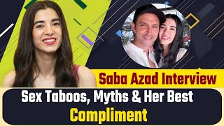 Saba Azad Interview talks about her New Series Sex Taboos Myths amp Compliment From Hrithik Roshan [upl. by Oludoet345]