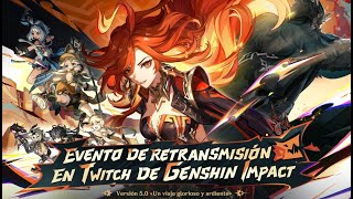 PC  GENSHIN IMPACT  AR60  v50  Natlan   Evento de Retransmisión  Lumine  Restreamio [upl. by Roddy]