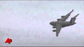 Raw Video Military Releases C17 Crash Footage [upl. by Jamill]