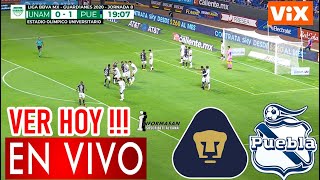 Pumas vs Puebla En Vivo donde ver a que hora juega PUMAS VS PUEBLA Partido MEDIA JORNADA 8 TV [upl. by Koslo]