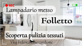 Lampadario folletto e super scoperta pulizie [upl. by Mendelsohn]