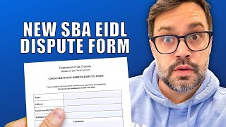 New SBA EIDL Dispute Form for Treasury [upl. by Jacobah]