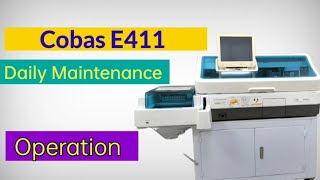 Cobas E411 Operation and Daily Mainteinance Special Chemistry Analyser [upl. by Miran]