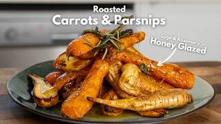 Honey Glazed Carrots and Parsnips  Super Easy Christmas Side Dish [upl. by Nurat]