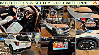 Exploring the AllNew 2023 Kia Seltos HTE Modified Kia Seltos 2023 😱 New Kia seltos modification [upl. by Naneek]