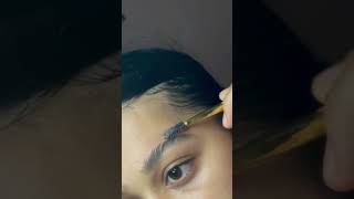 Brow with pears soap❤️ glambyaashika copyrightfree copiedvideostrick sheglam pearssoap [upl. by Dagna655]