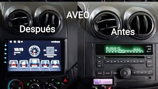 Pantalla táctil Chevrolet Aveo chevrolet aveo android tunning audio sonido radio [upl. by Akyre327]