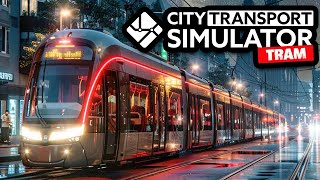 City Transport Simulator Tram 03  Mit dem R22b durch die Nacht [upl. by Grunberg741]