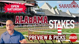 2024 Alabama Stakes  Saratoga  Horse Racing Picks [upl. by Norvell]