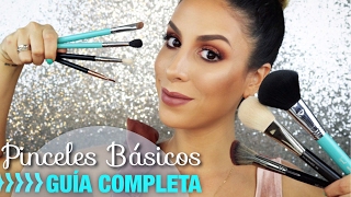 ★ GUÍA COMPLETA DE BROCHAS Y PINCELES APRENDE SUS USOS Y ARMA TU KIT BÁSICO ★ MAKEUP BRUSHES [upl. by Barram]